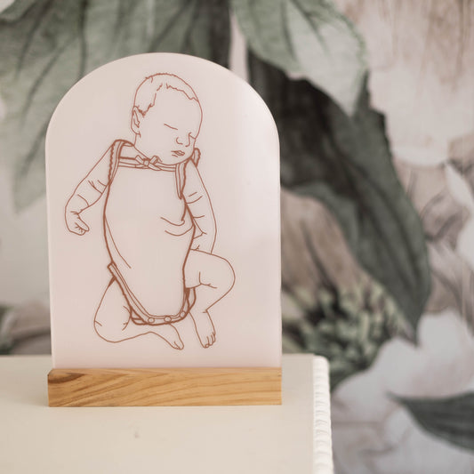 Custom Baby Illustrated Arch- Grand
